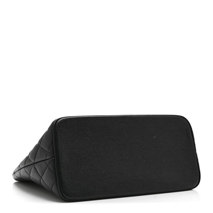 Chanel Caviar Quilted Medallion Tote Black 4 of 10