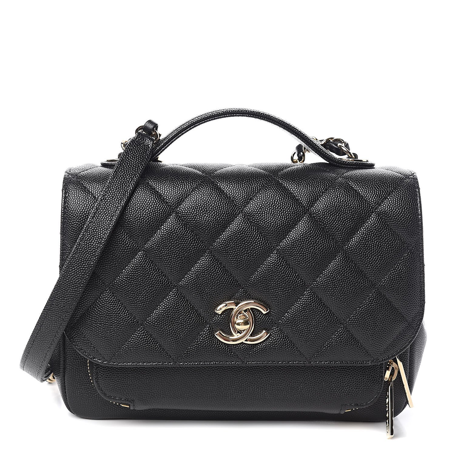 Chanel Caviar Quilted Small Business Affinity Flap Black 1 of 11