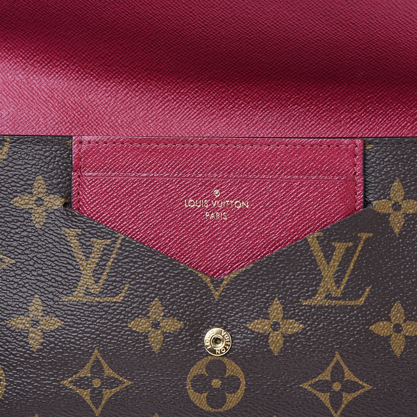 Monogram Jeanne Wallet Fuchsia