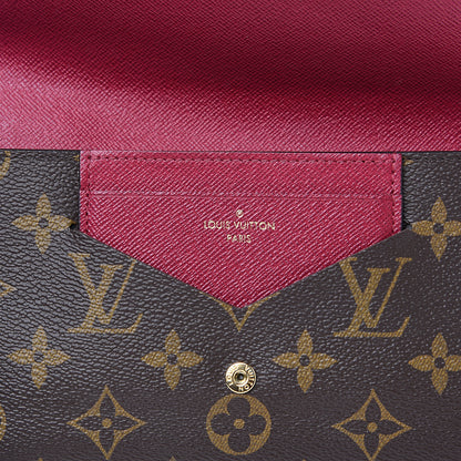 Louis Vuitton Monogram Jeanne Wallet Fuchsia 5 of 8