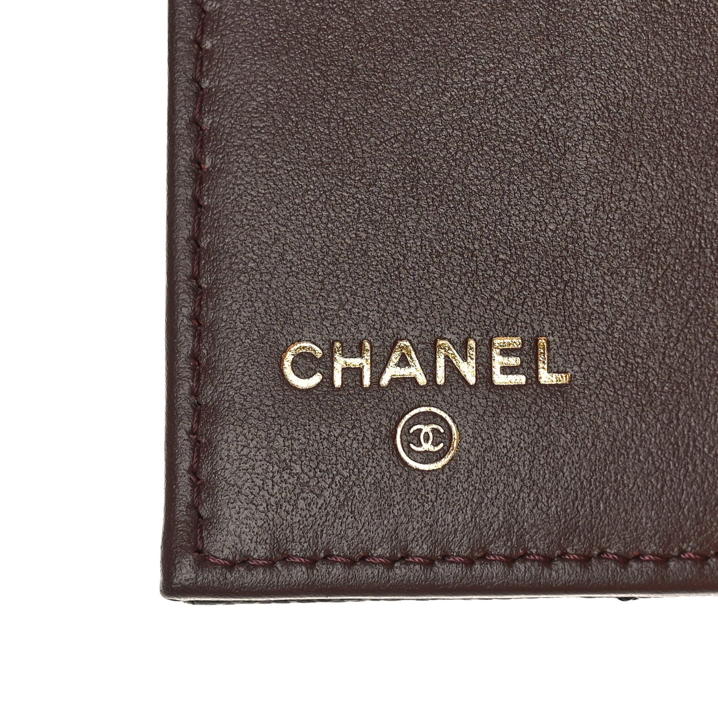 Caviar Quilted Compact Flap Wallet Black