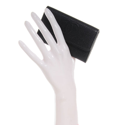 Chanel Caviar Timeless CC Flap Card Holder Black 2 of 9