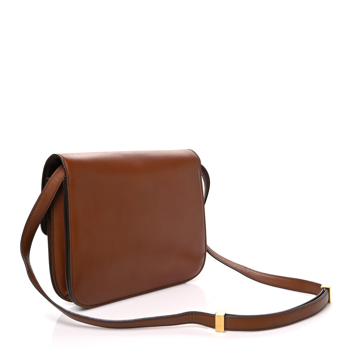 Box Calfskin Medium Classic Box Flap Bag  Camel