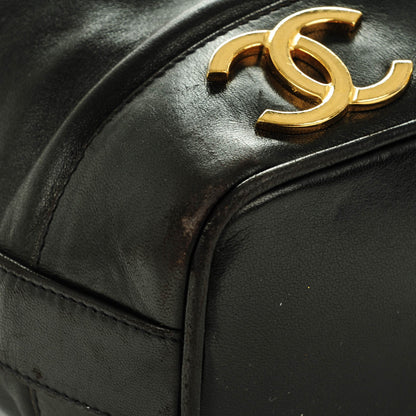 Chanel Lambskin CC Drawstring Shoulder Bag Black 11 of 11