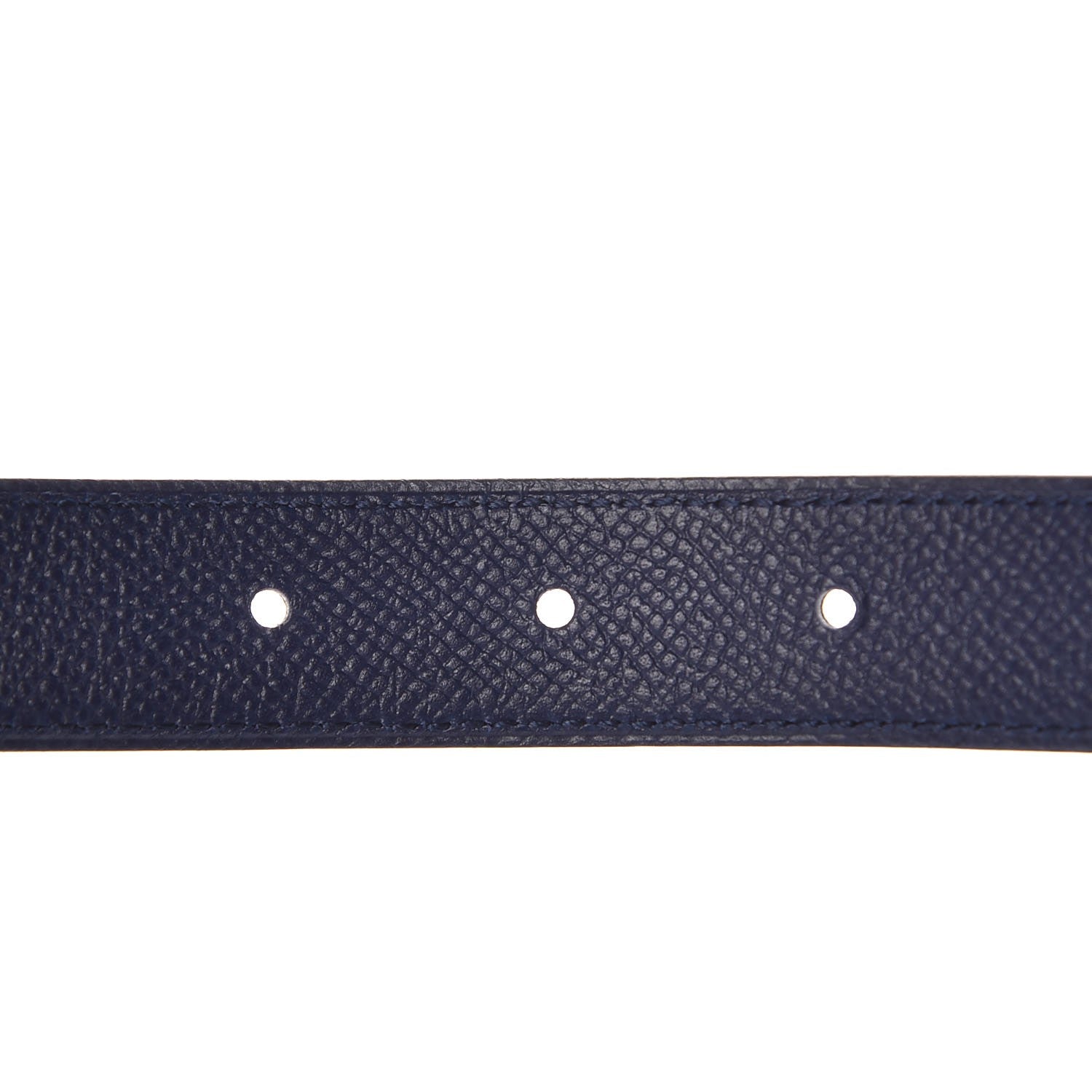 Hermes Swift Epsom 24mm Guilloche H Belt 80 Noir Bleu Encre 6 of 7