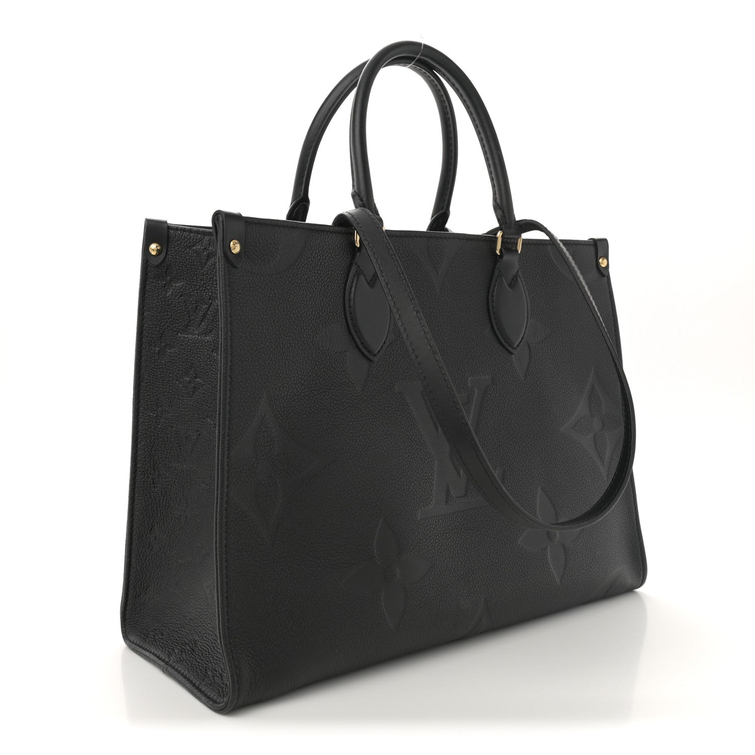 Louis Vuitton Empreinte Monogram Giant Onthego MM Black 3 of 9