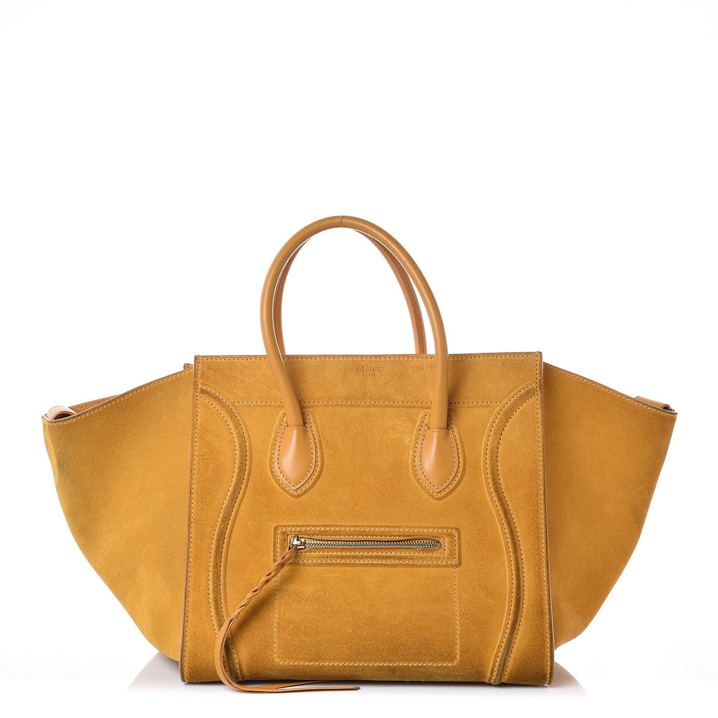 Suede Medium Phantom Luggage Amber