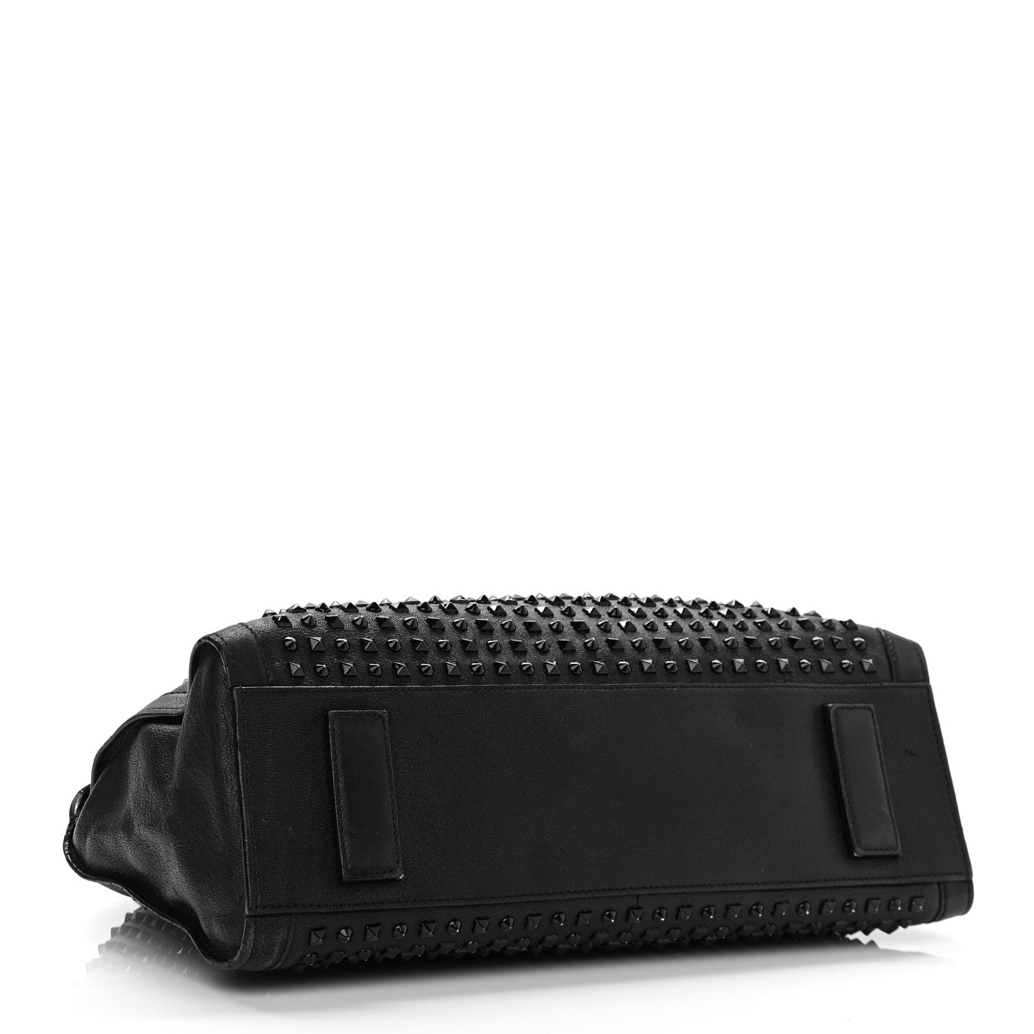 Alexander McQueen Lambskin Studded Large De Manta Tote Black 3 of 13