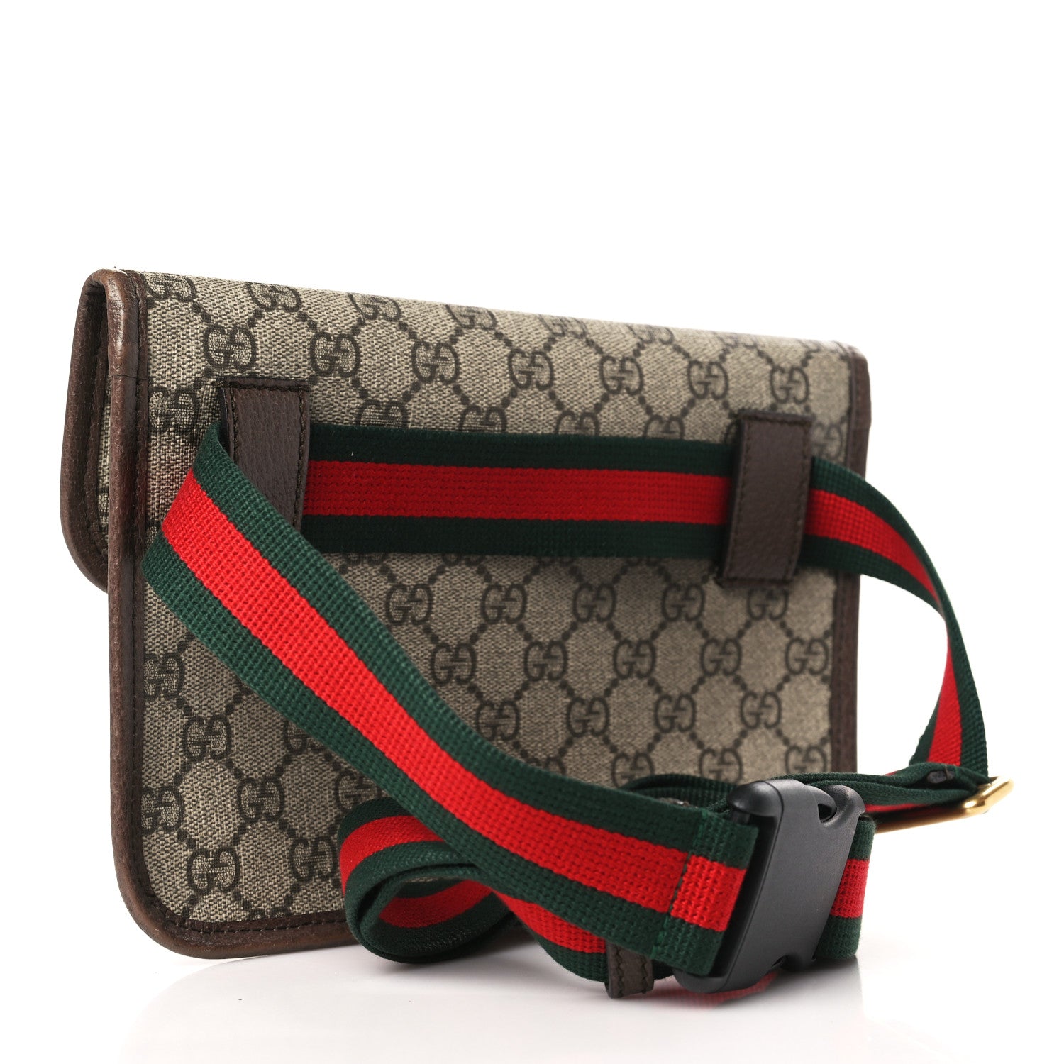Gucci GG Supreme Monogram Neo Vintage Web Belt Bag Brown 3 of 9