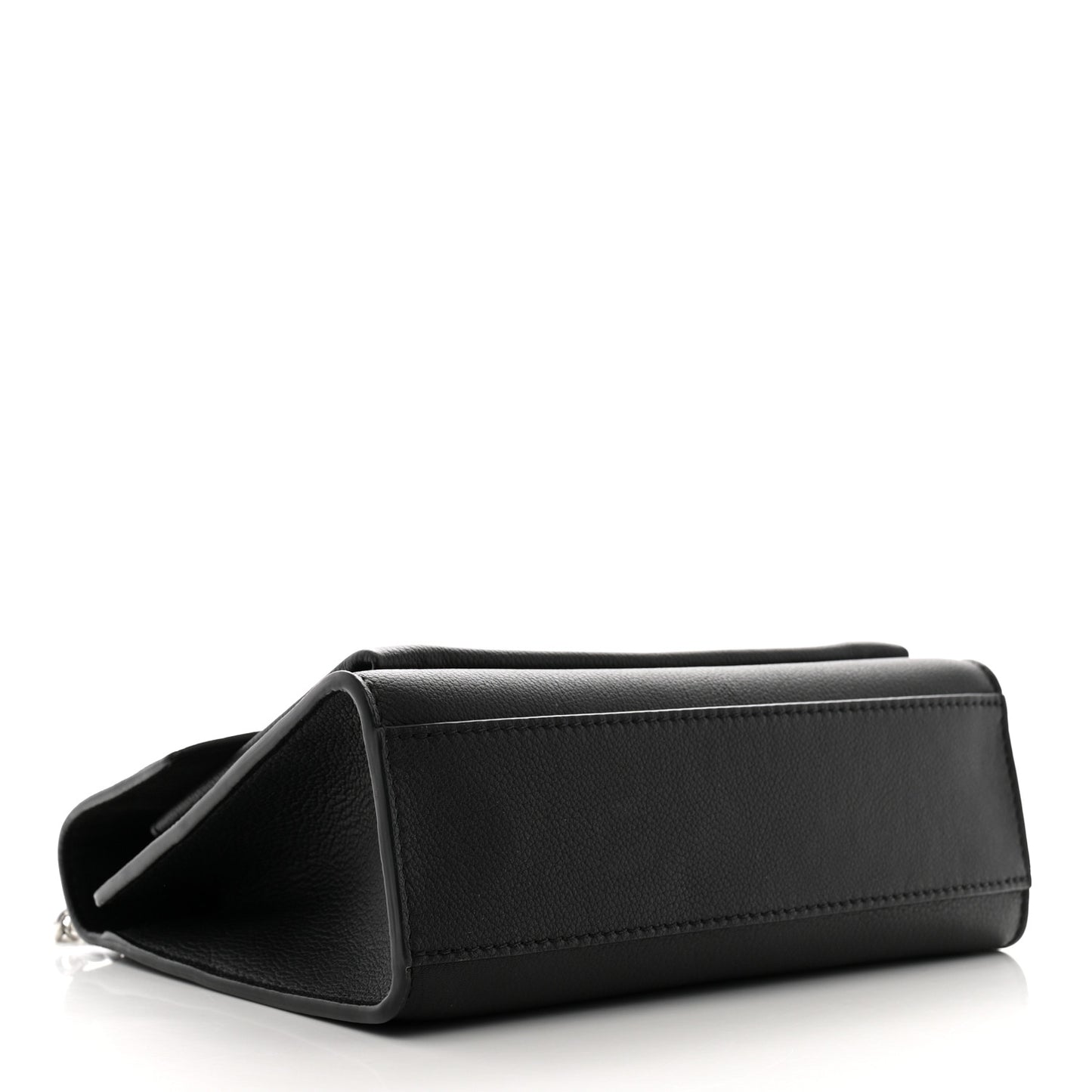 Soft Calfskin My Lockme Chain Bag BB Black