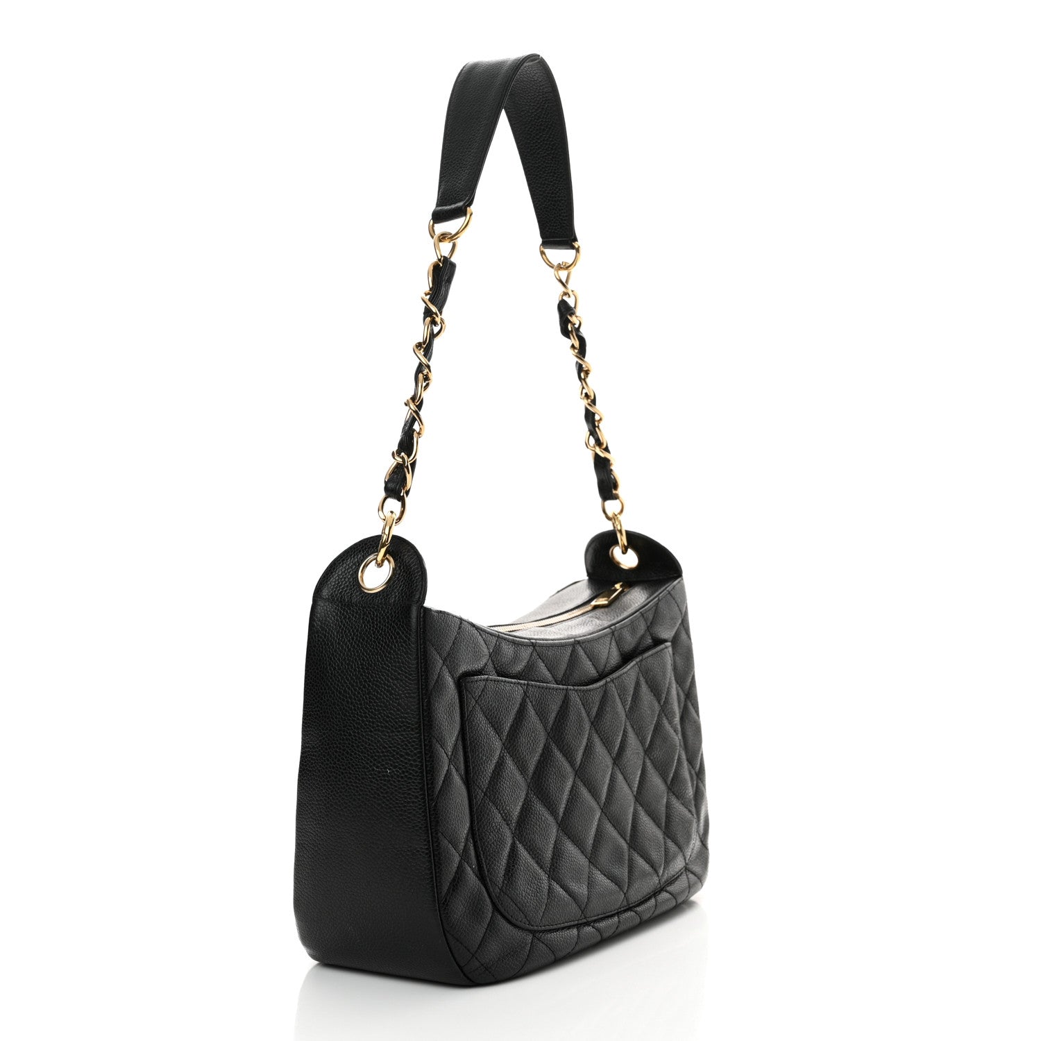 Chanel Caviar Quilted Timeless CC Shoulder Bag Black 3 of 14