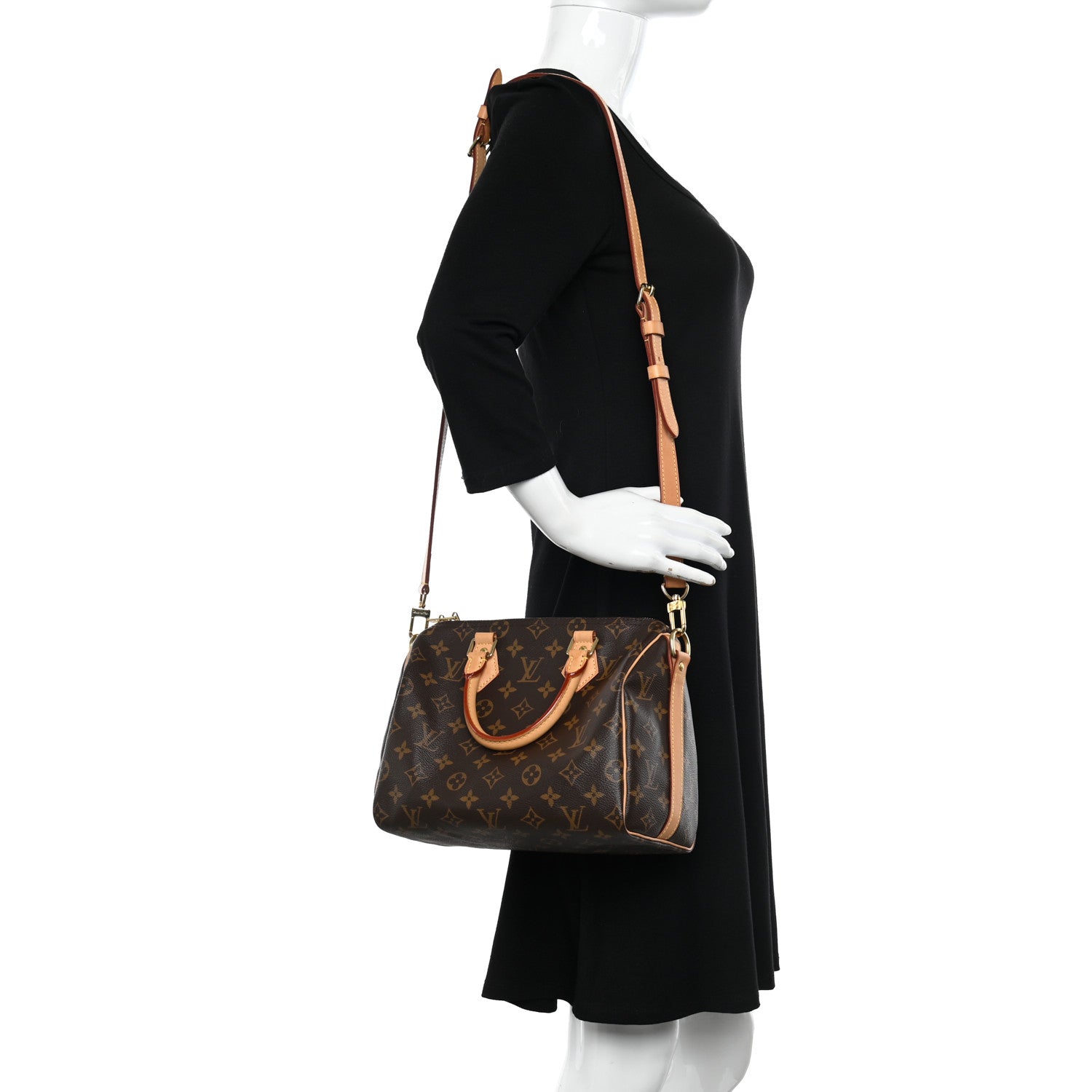 Louis Vuitton Monogram Speedy Bandouliere 25 2 of 12