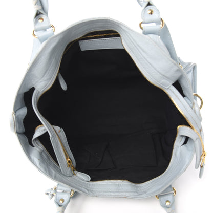 Balenciaga Agneau Giant 12 Gold Hardware Part Time Bleu Dragee 4 of 12