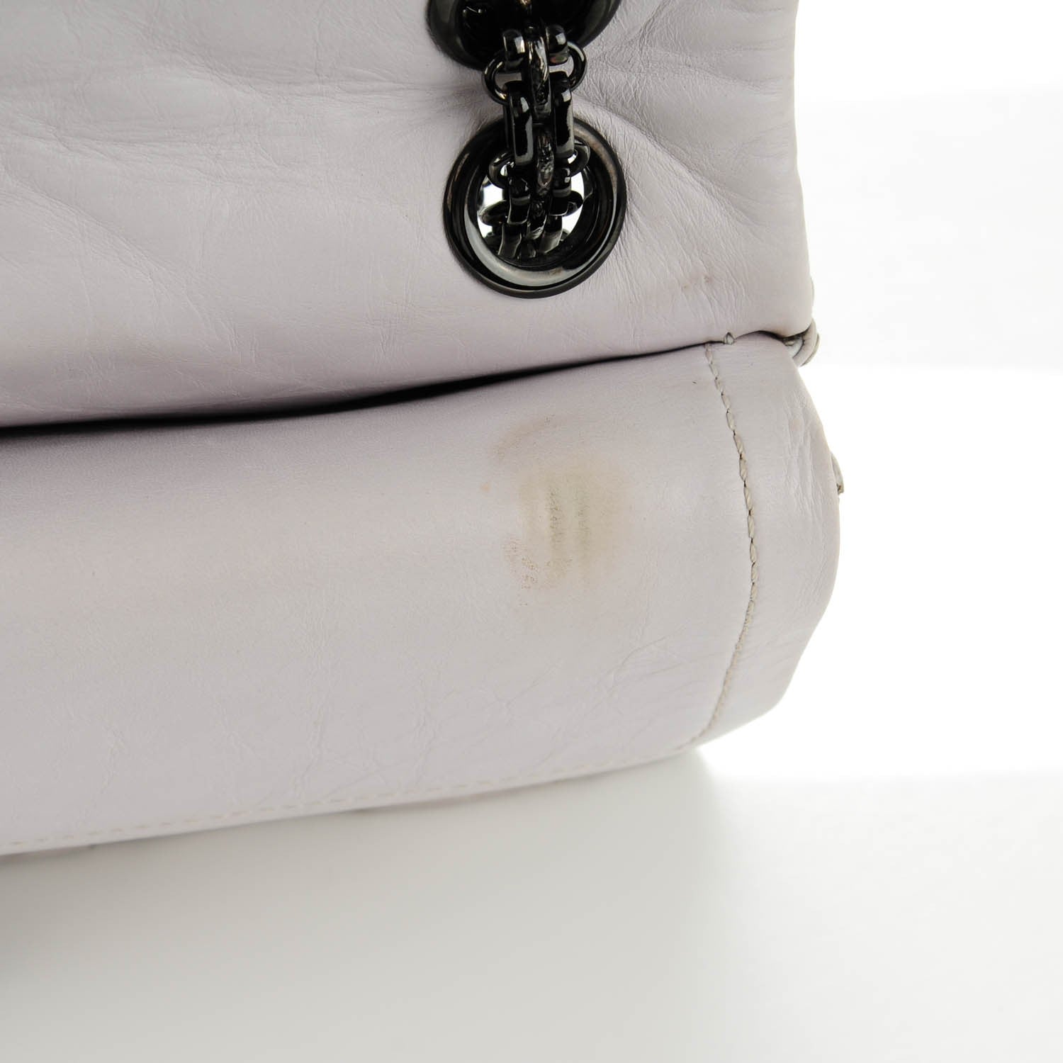 Chanel Aged Calfskin 2.55 Reissue 225 Flap Light Grey 11 of 11