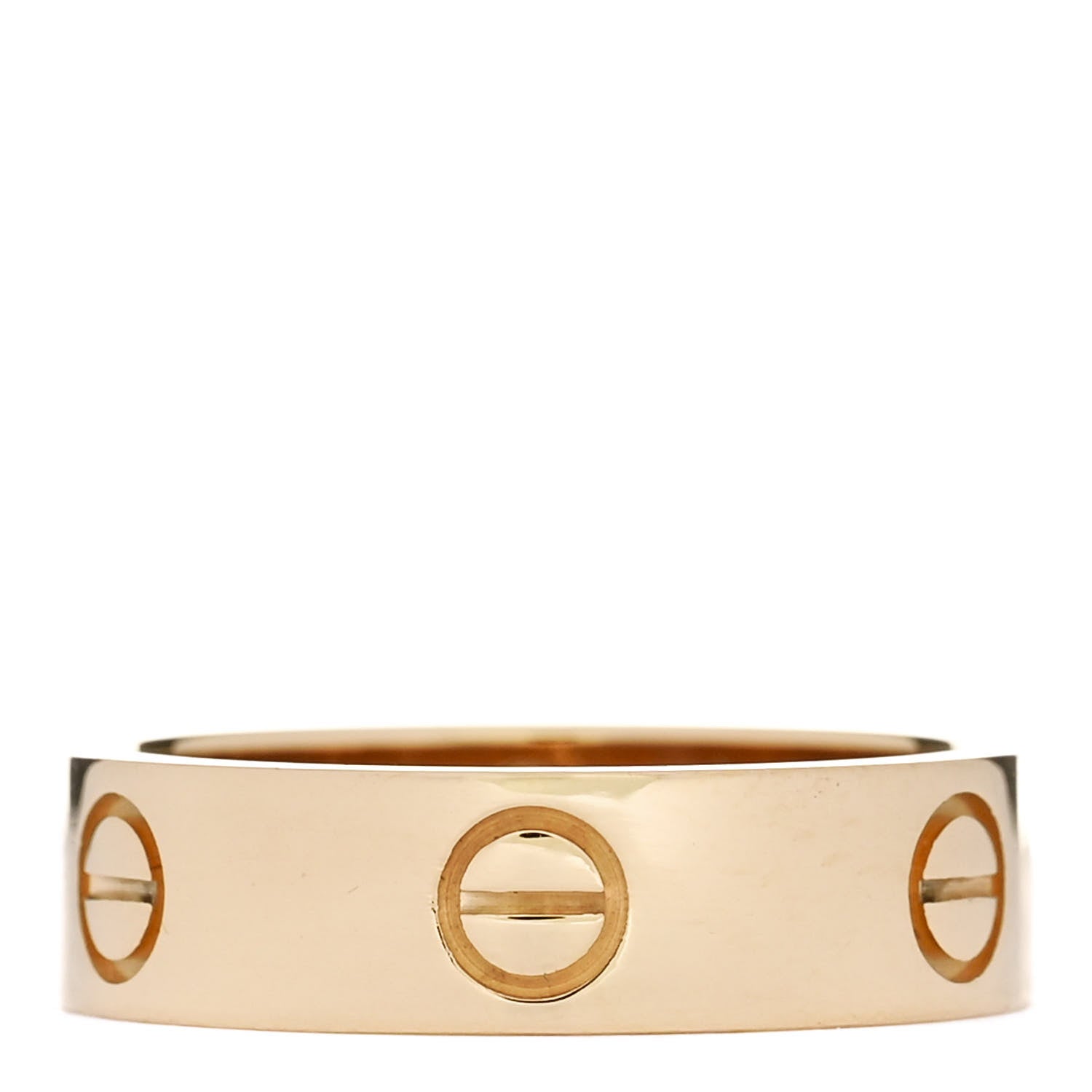 Cartier 18K Yellow Gold 5.5mm LOVE Ring 56 7.75 1 of 5