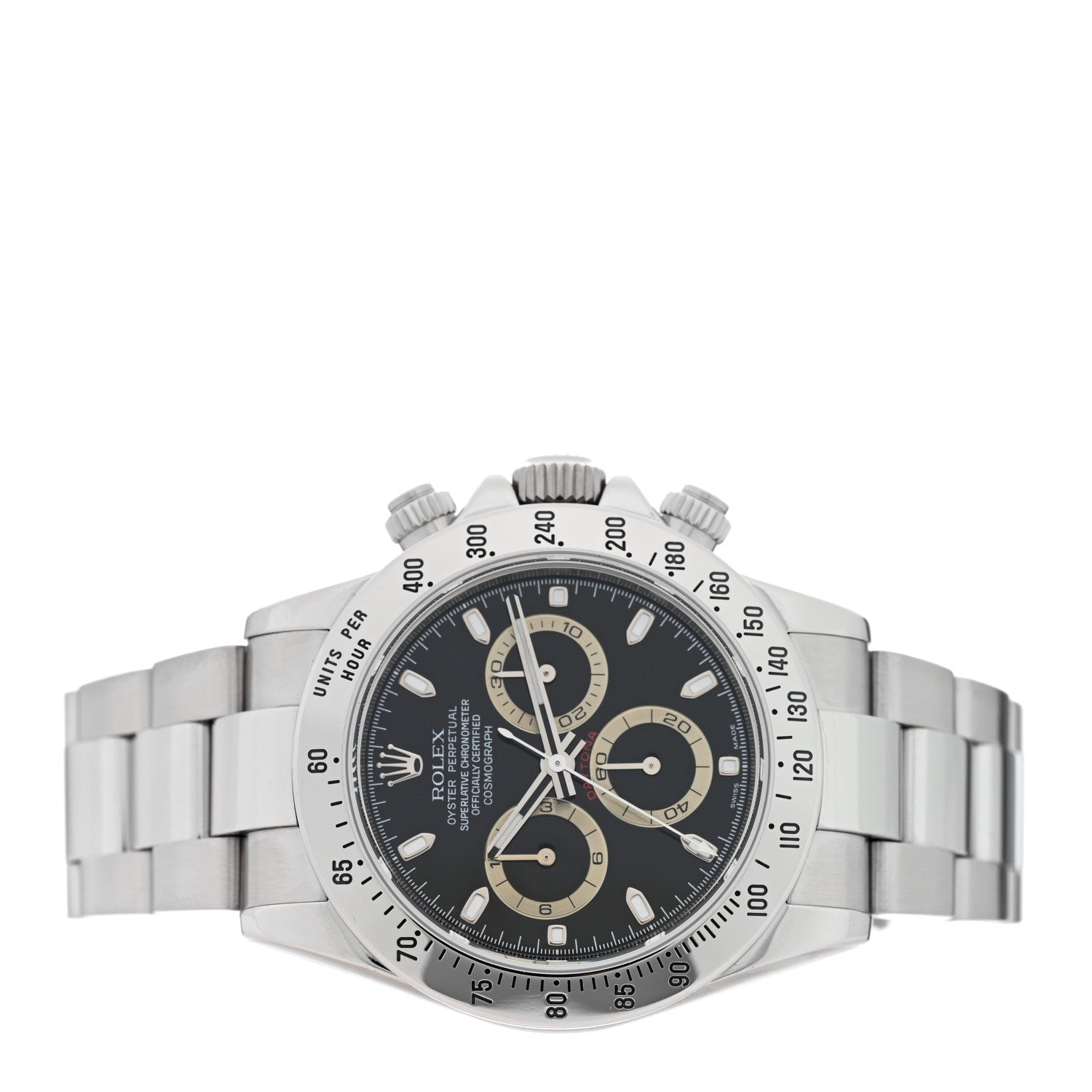 Rolex Stainless Steel 40mm Oyster Perpetual Daytona Cosmograph Watch Black 116520 2 of 5