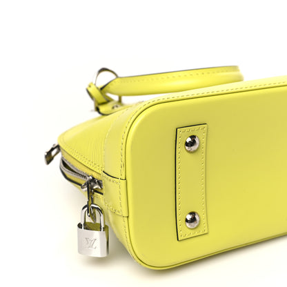 Louis Vuitton Epi Jacquard Alma BB Yellow Citron 7 of 8