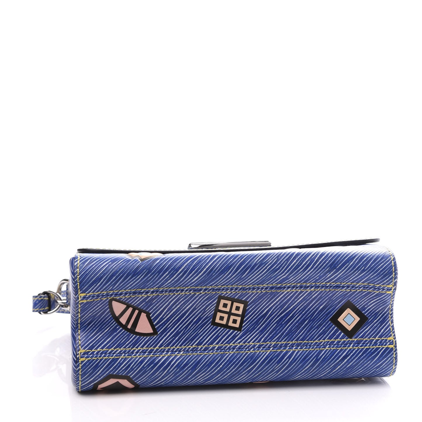 Epi Azteque Twist Shoulder Bag MM Denim Light