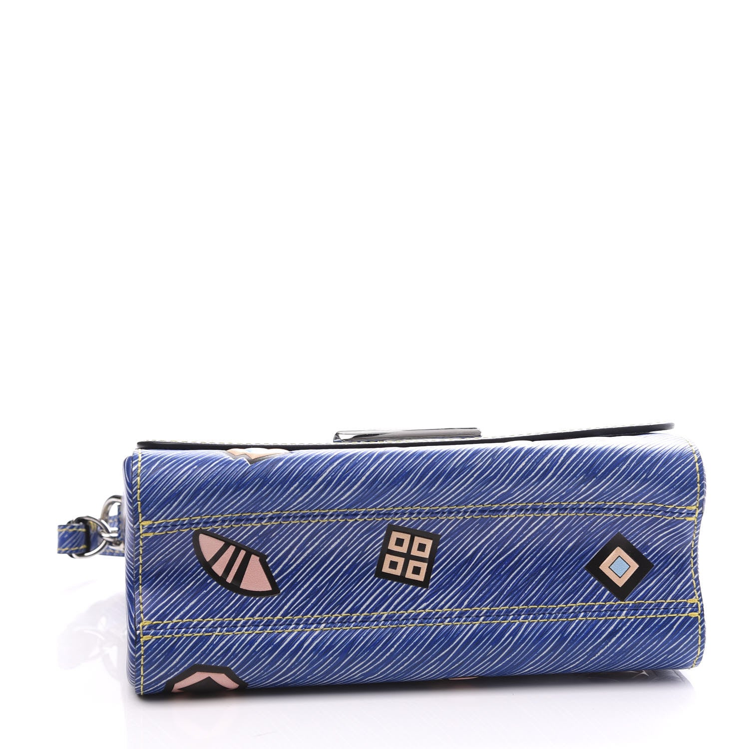 Louis Vuitton Epi Azteque Twist Shoulder Bag MM Denim Light 3 of 13
