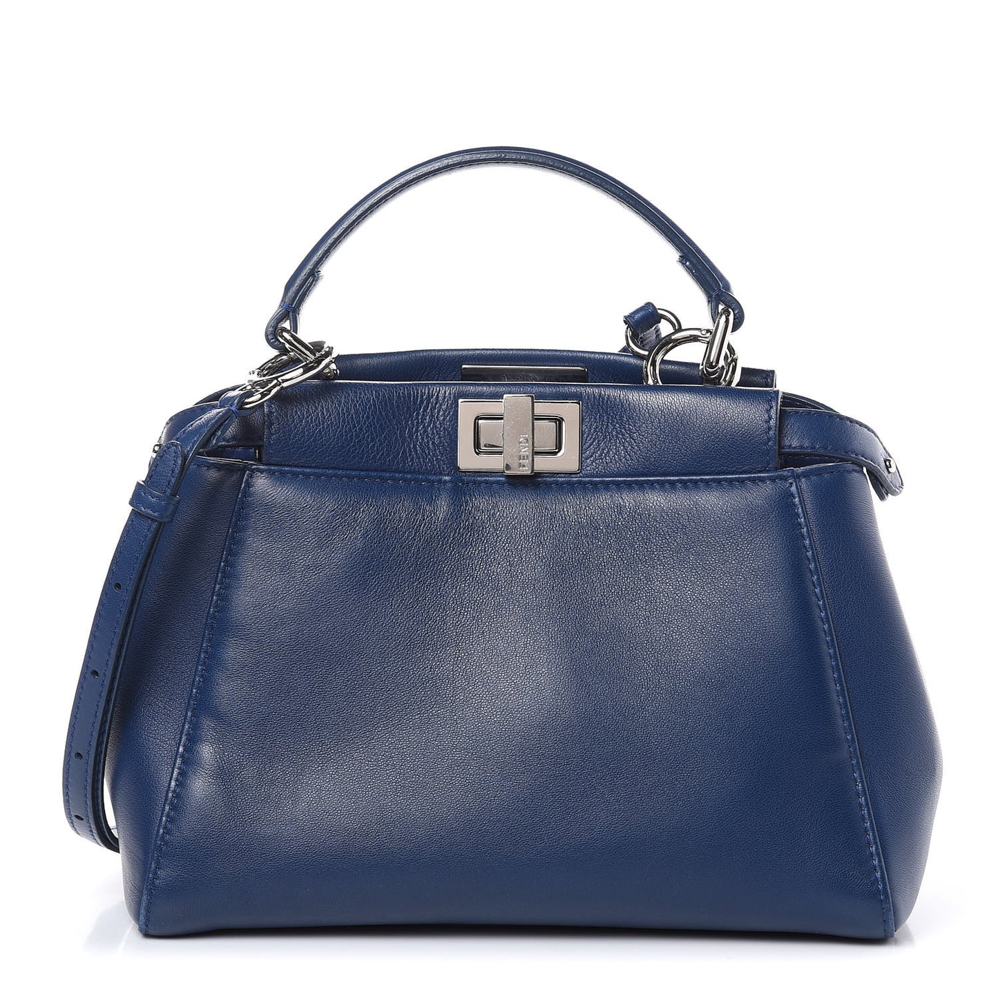 Nappa Mini Peekaboo Iconic Satchel True Blue