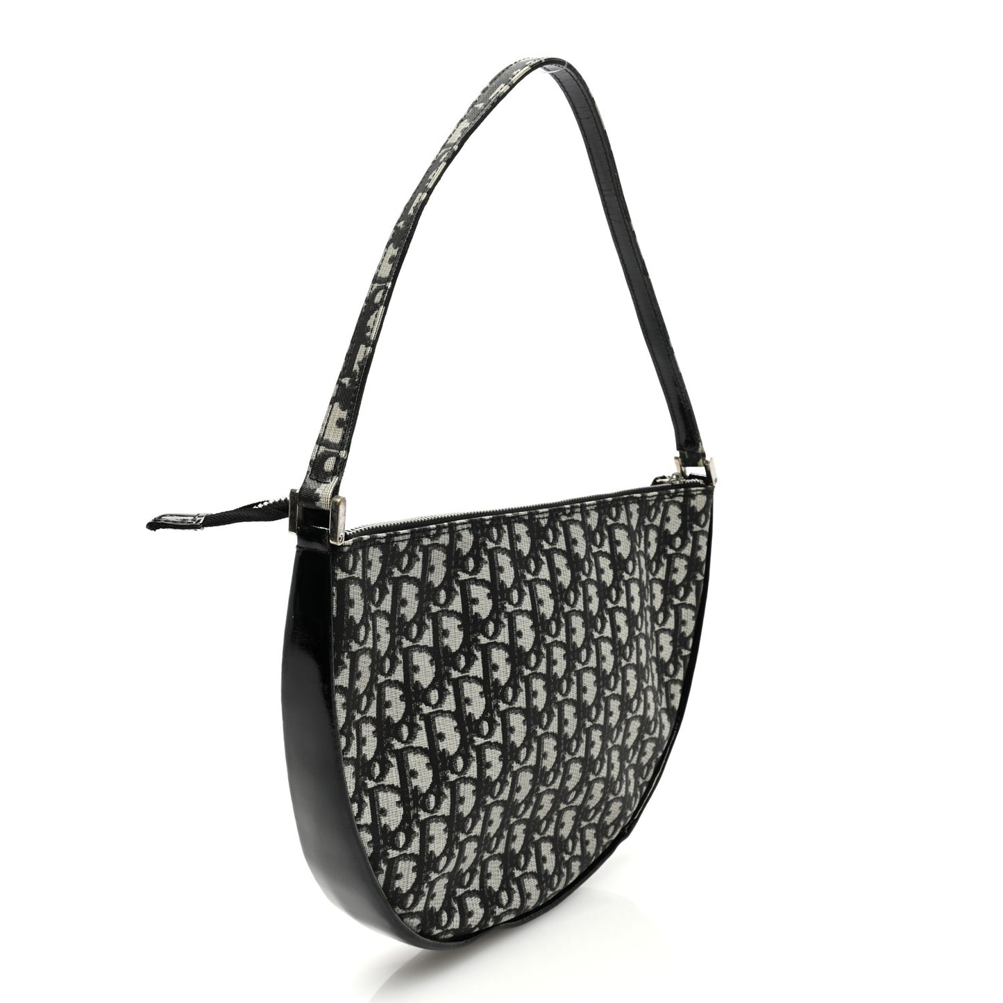 Monogram Patent Hobo Black