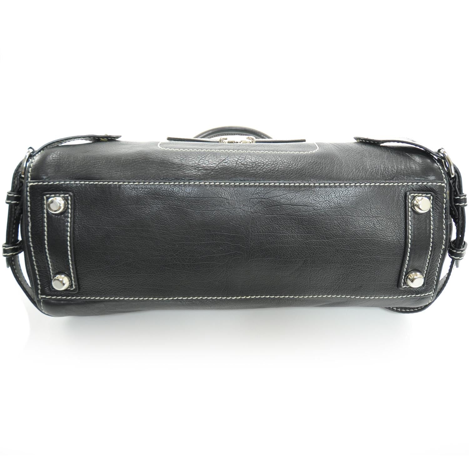 Marc Jacobs Leather Front Pocket Satchel Black 4 of 8