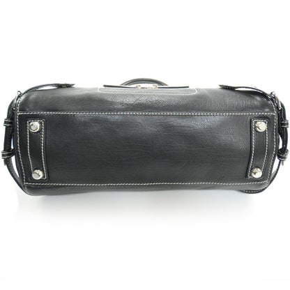 Marc Jacobs Leather Front Pocket Satchel Black 4 of 8