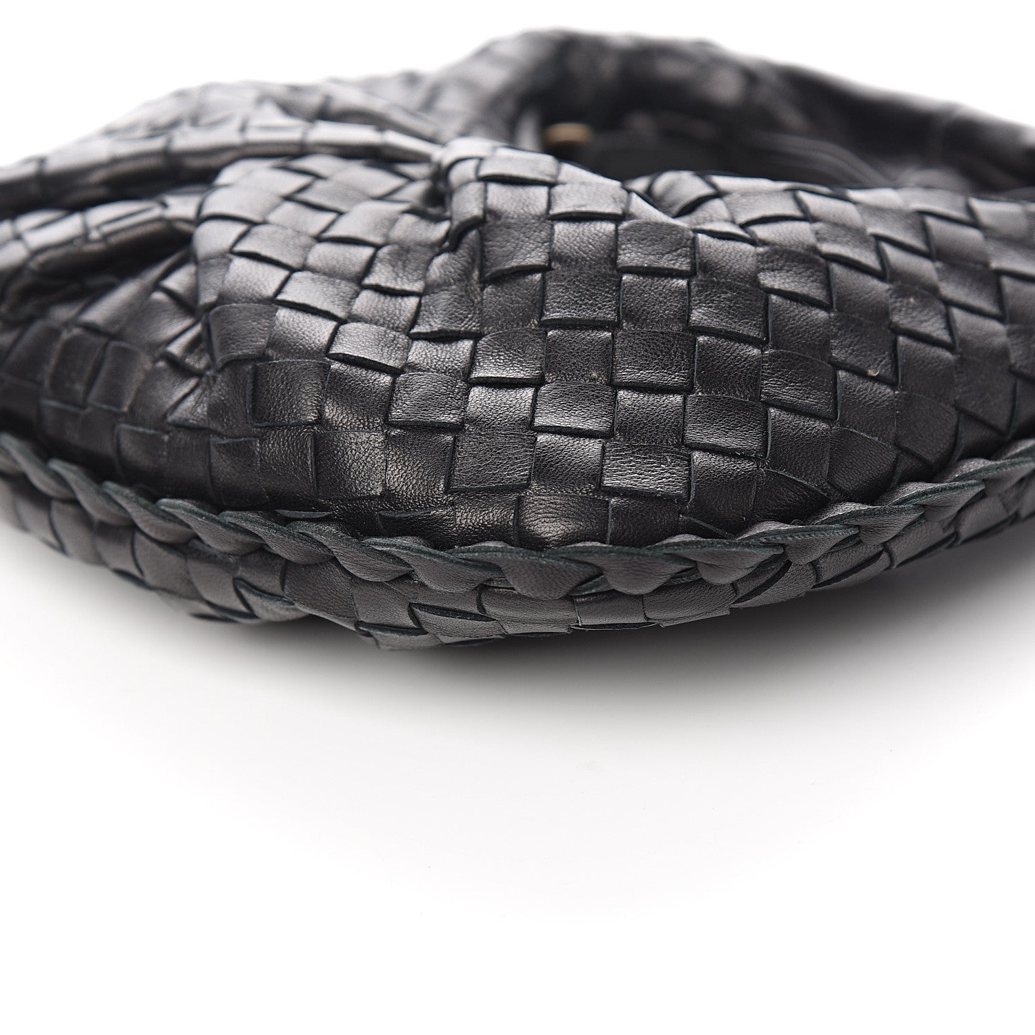 Bottega Veneta Nappa Intrecciato Pleated Mini Veneta Hobo Black 8 of 9