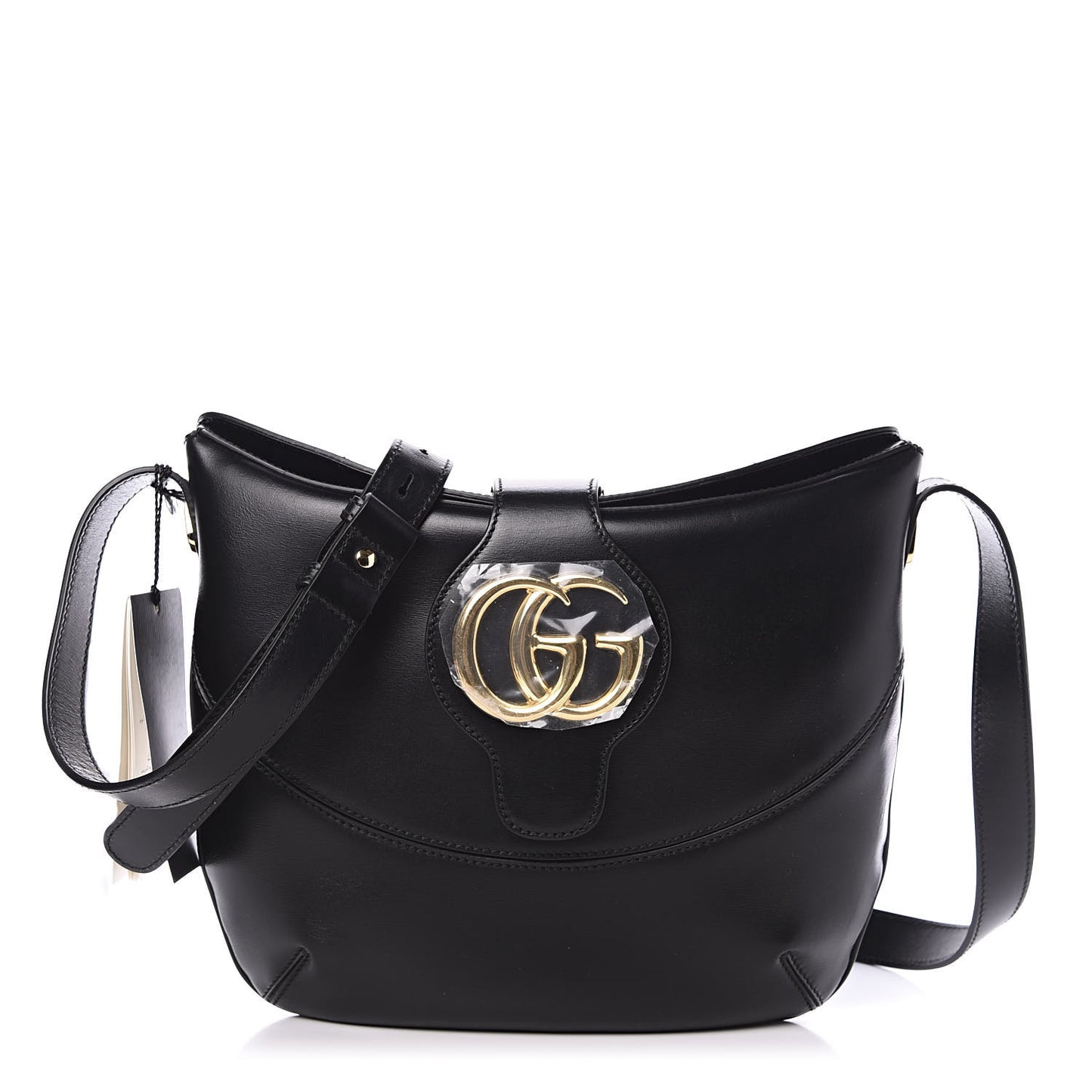 Calfskin Medium Arli Shoulder Bag Black