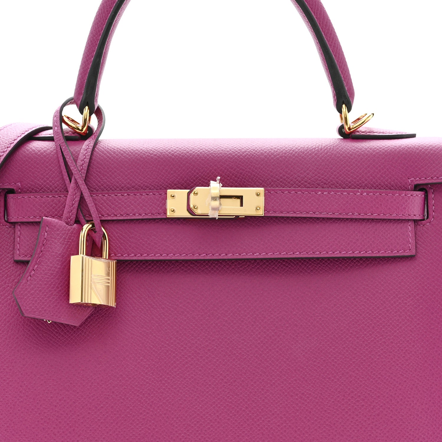 Hermes Epsom Kelly Sellier 25 Rose Pourpre 8 of 11