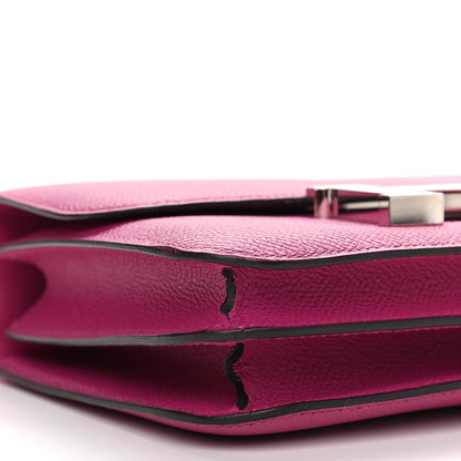 Hermes Epsom Constance 18 Rose Pourpre 9 of 11