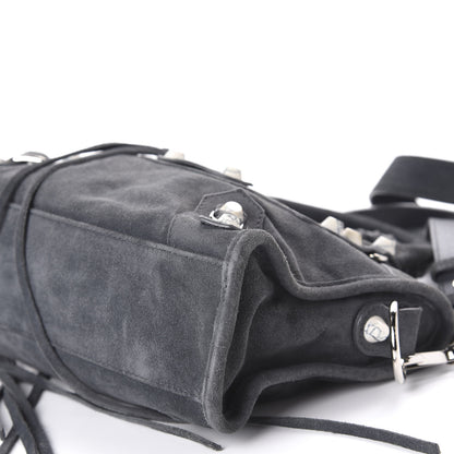 Balenciaga Baby Daim Suede Marble Hardware Mini City Grey 8 of 11
