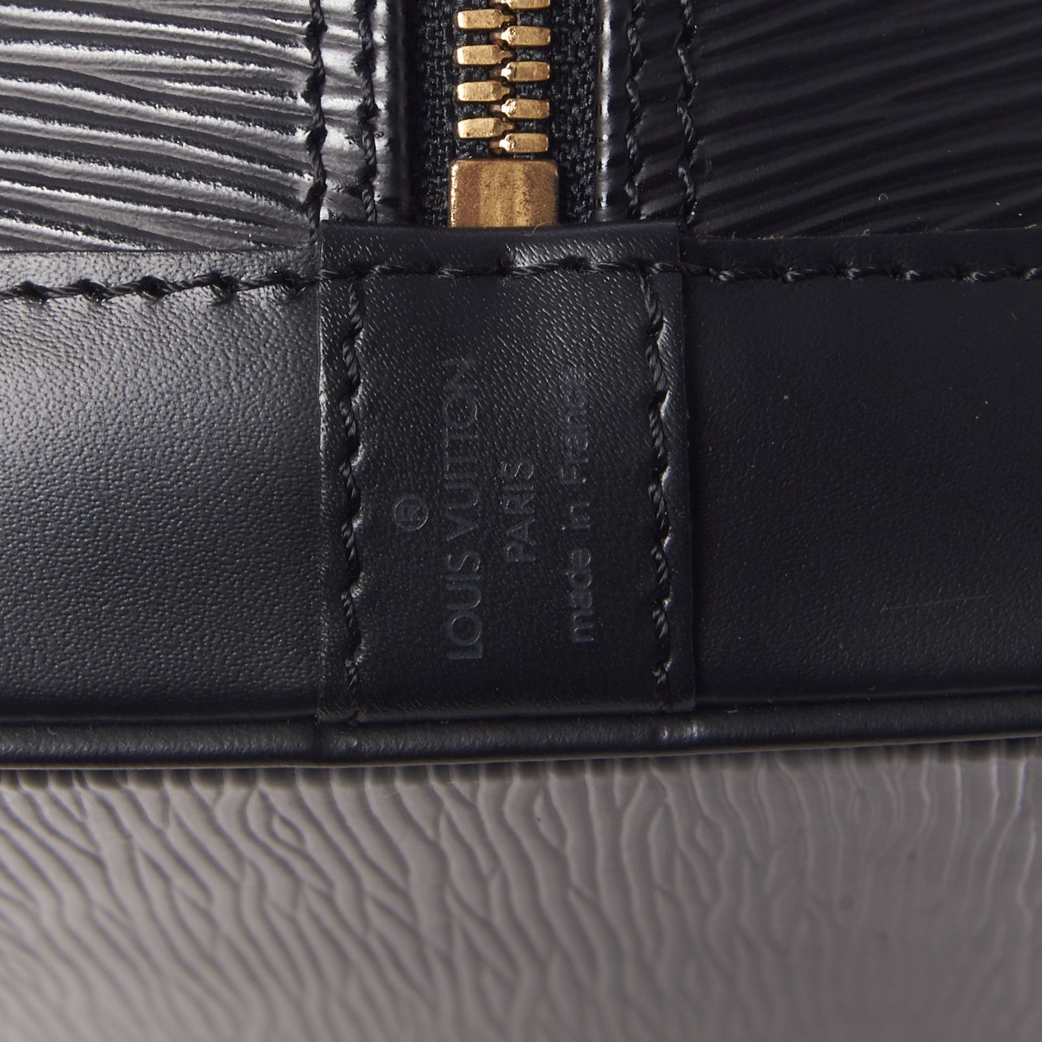 Louis Vuitton Epi Alma PM Black 8 of 9