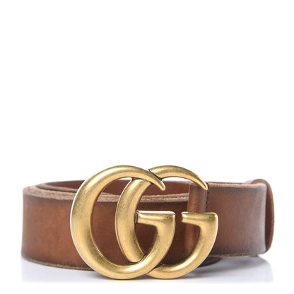 Gucci Faded Calfskin Double G 40mm Belt 90 36 Cuir 1 of 8