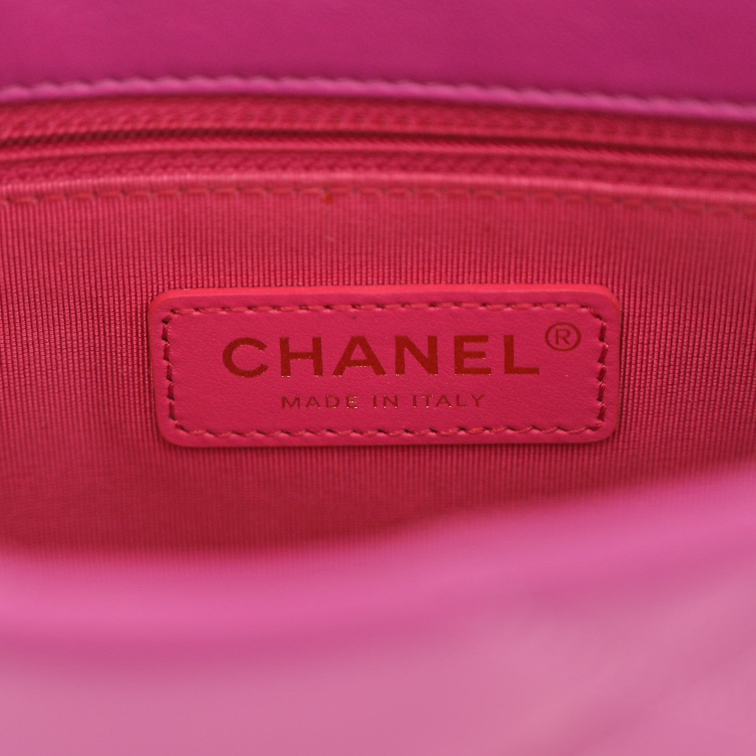 Chanel Lambskin Quilted Small Logo Strap Flap Purple 6 of 10
