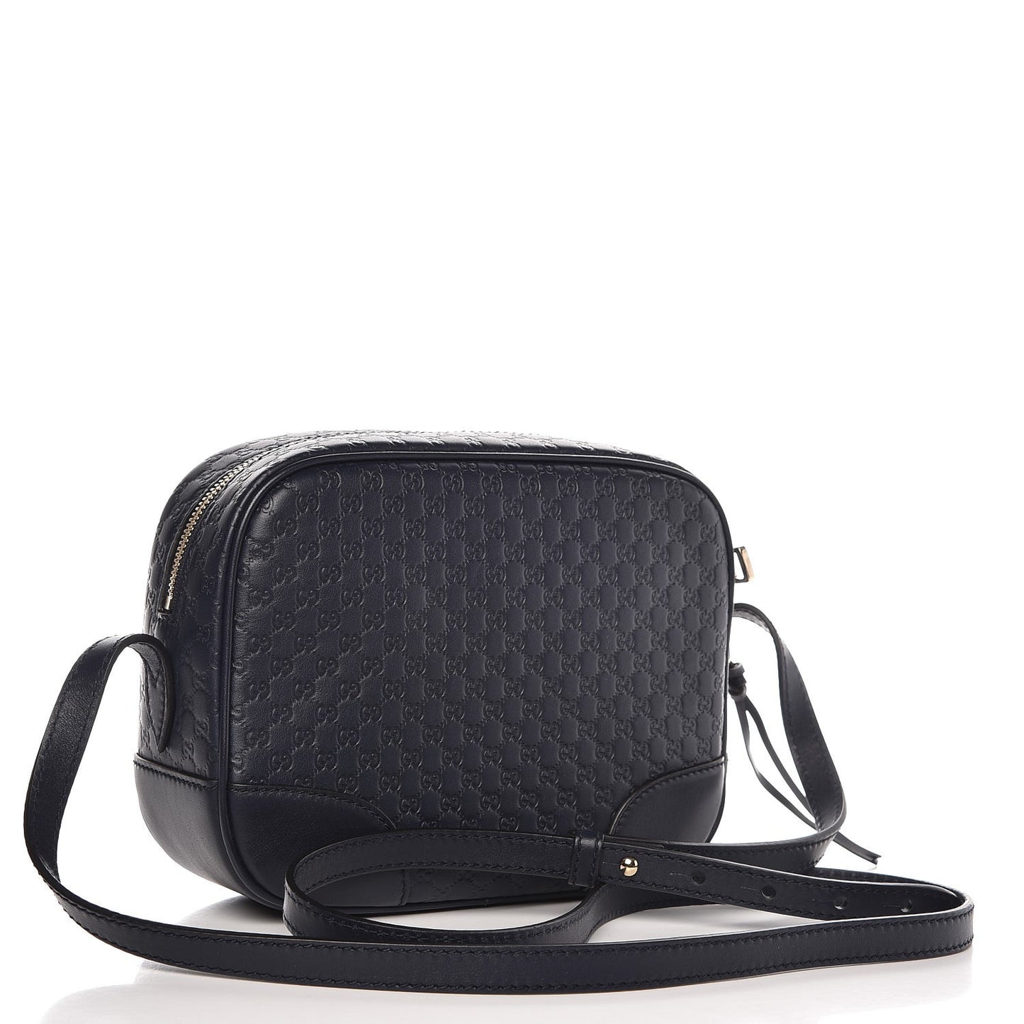 Soft Microguccissima Mini Bree Messenger Bag Blue