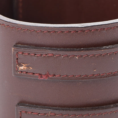 Hermes Box Wide Cuff Rouge H 9 of 12