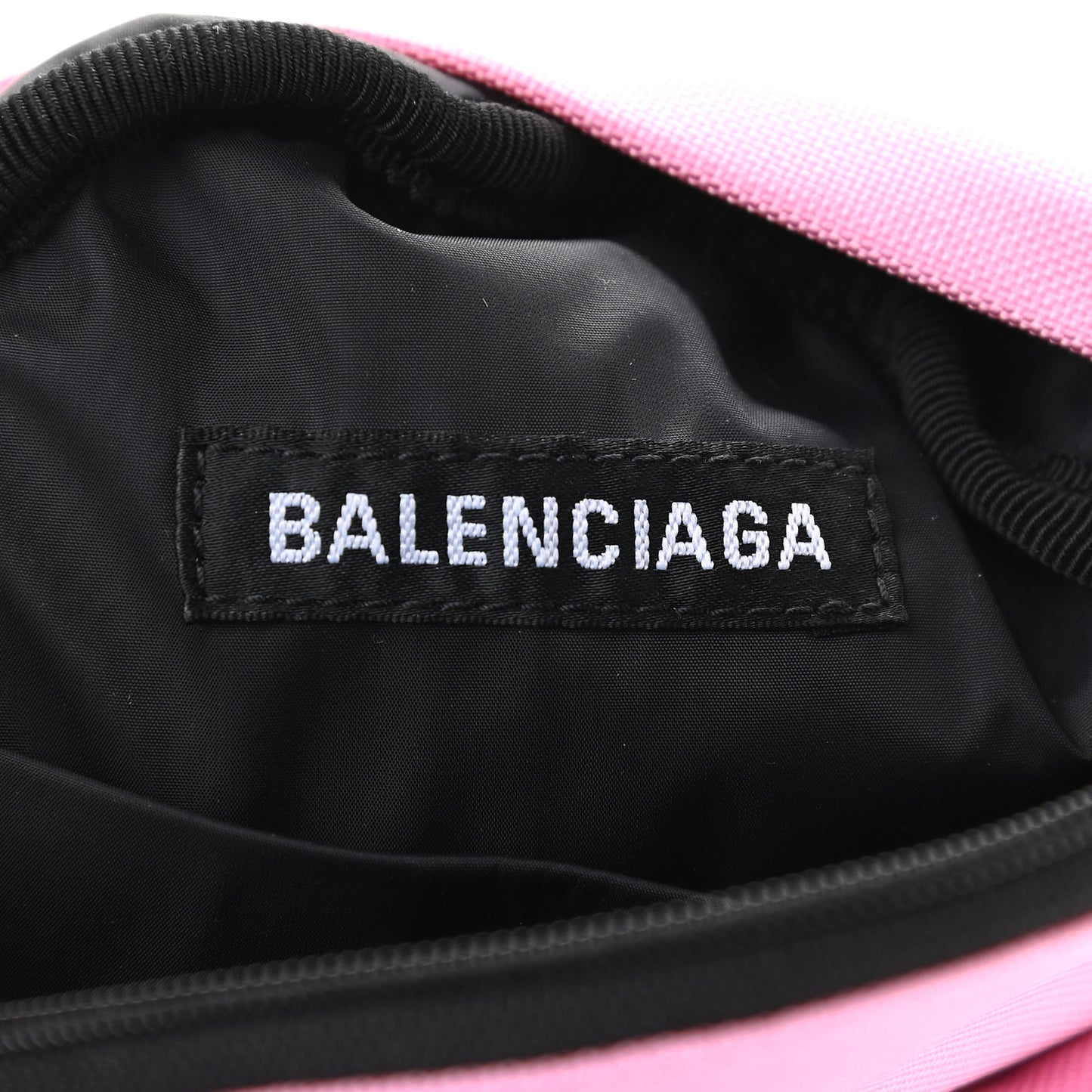 Recycled Casual Nylon Mini Oversized Backpack Pink