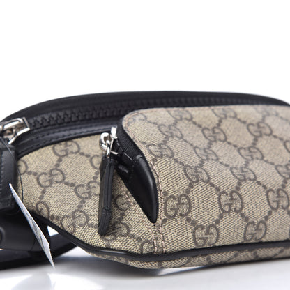 Gucci GG Supreme Monogram Belt Bag Black 6 of 11