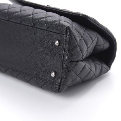 Chanel Caviar Quilted Small Coco Handle Flap Black 8 of 11
