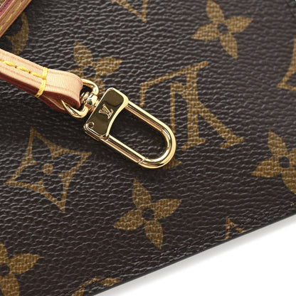 Louis Vuitton Monogram Neverfull MM GM Pochette Pivoine 8 of 9