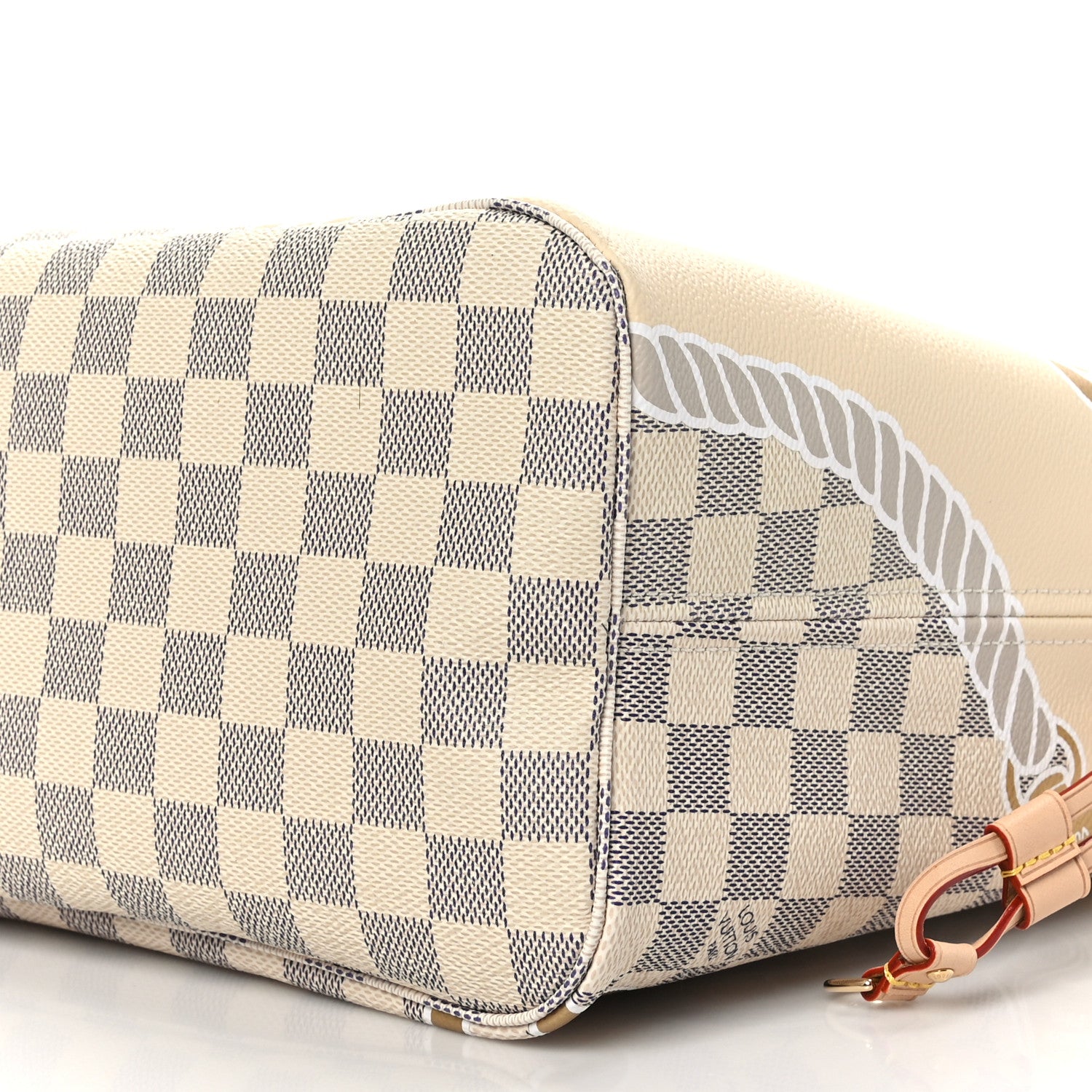Louis Vuitton Damier Azur Nautical Neverfull MM 9 of 9