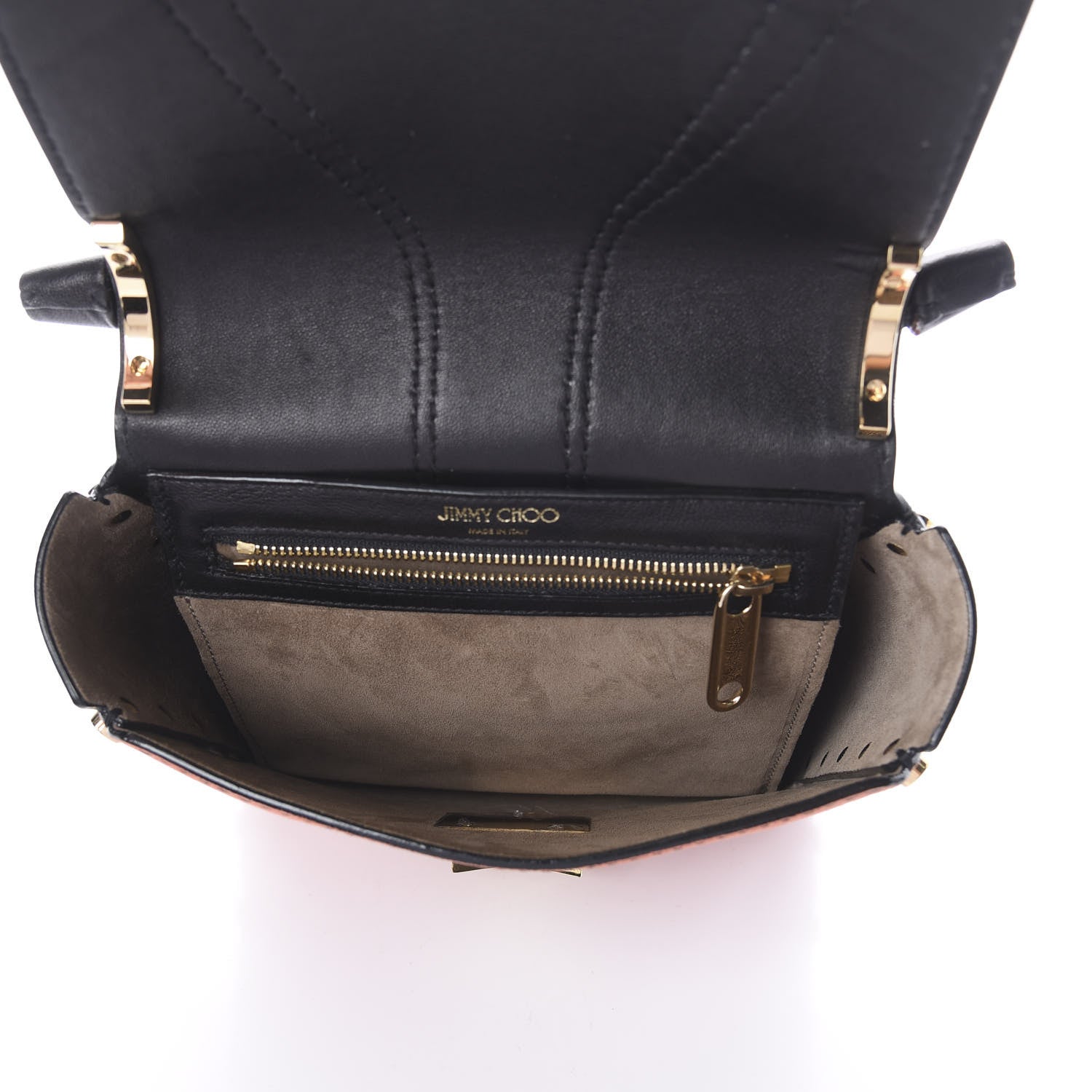 Jimmy Choo Suede Lockett XB Crossbody Bag Coral 4 of 8