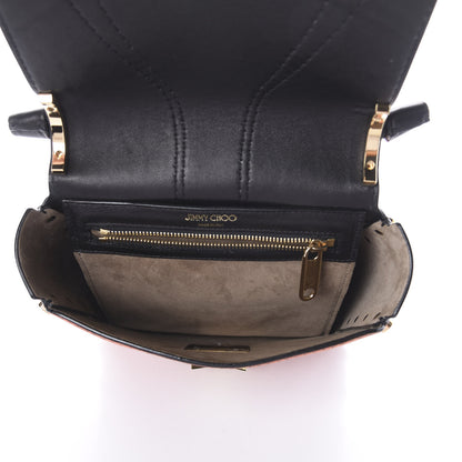 Jimmy Choo Suede Lockett XB Crossbody Bag Coral 4 of 8