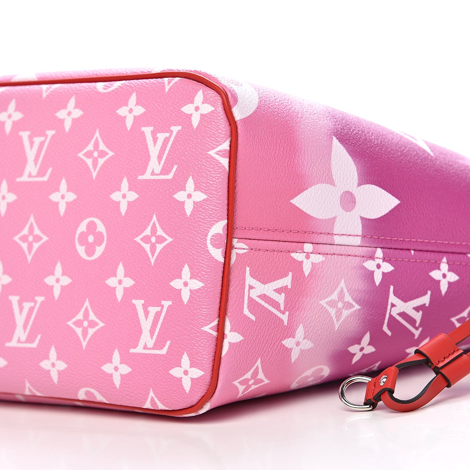 Louis Vuitton Monogram Escale Neverfull MM Rouge 9 of 10