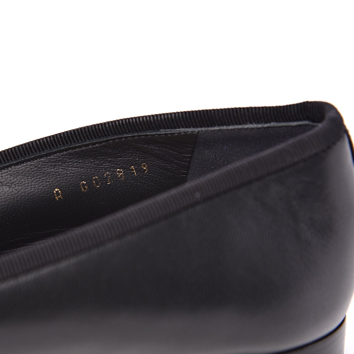 Chanel Lambskin Cap Toe Ballerina Flats 40 Black 8 of 9