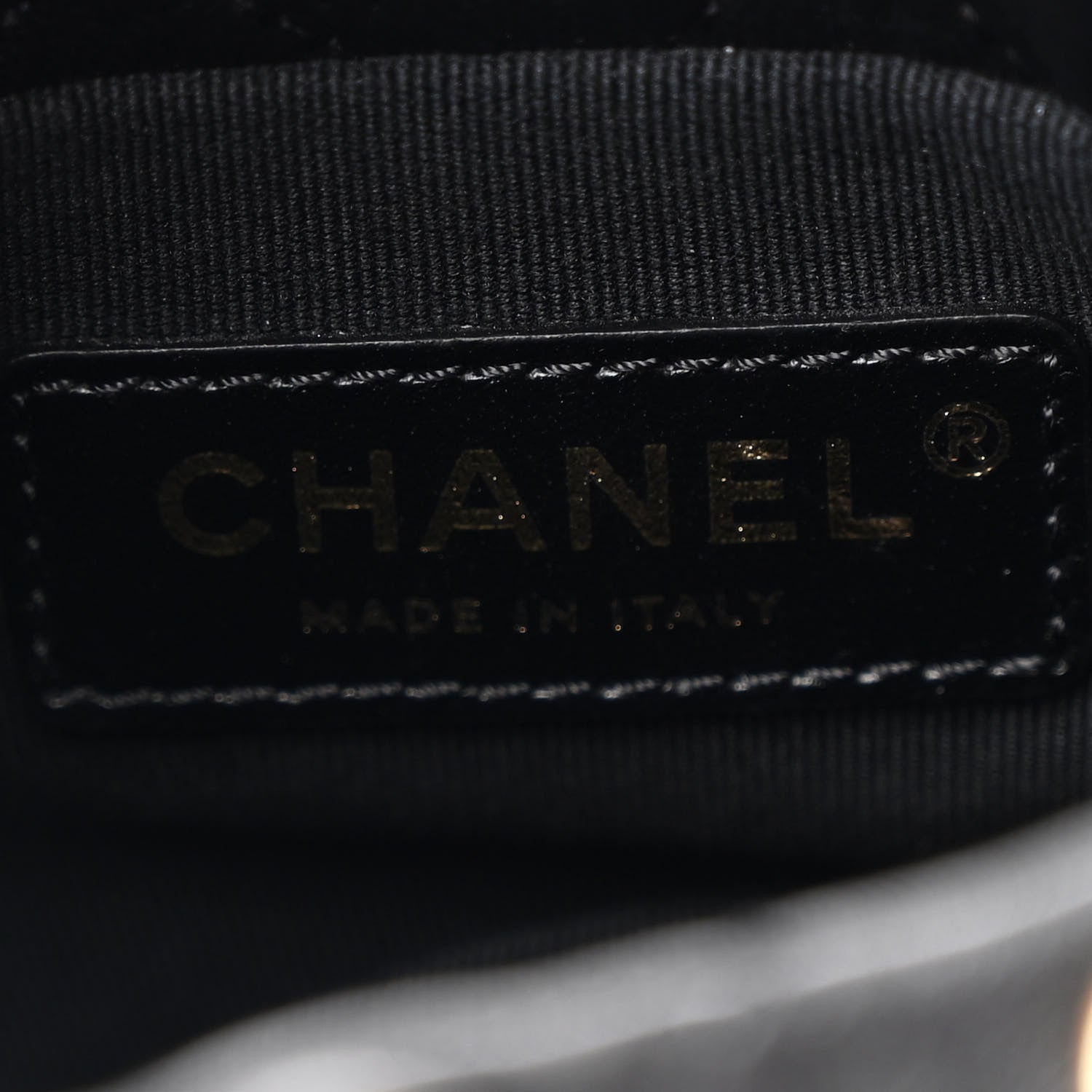 Chanel Lambskin Quilted Pearl Mini About Pearls Drawstring Bag Black 6 of 10