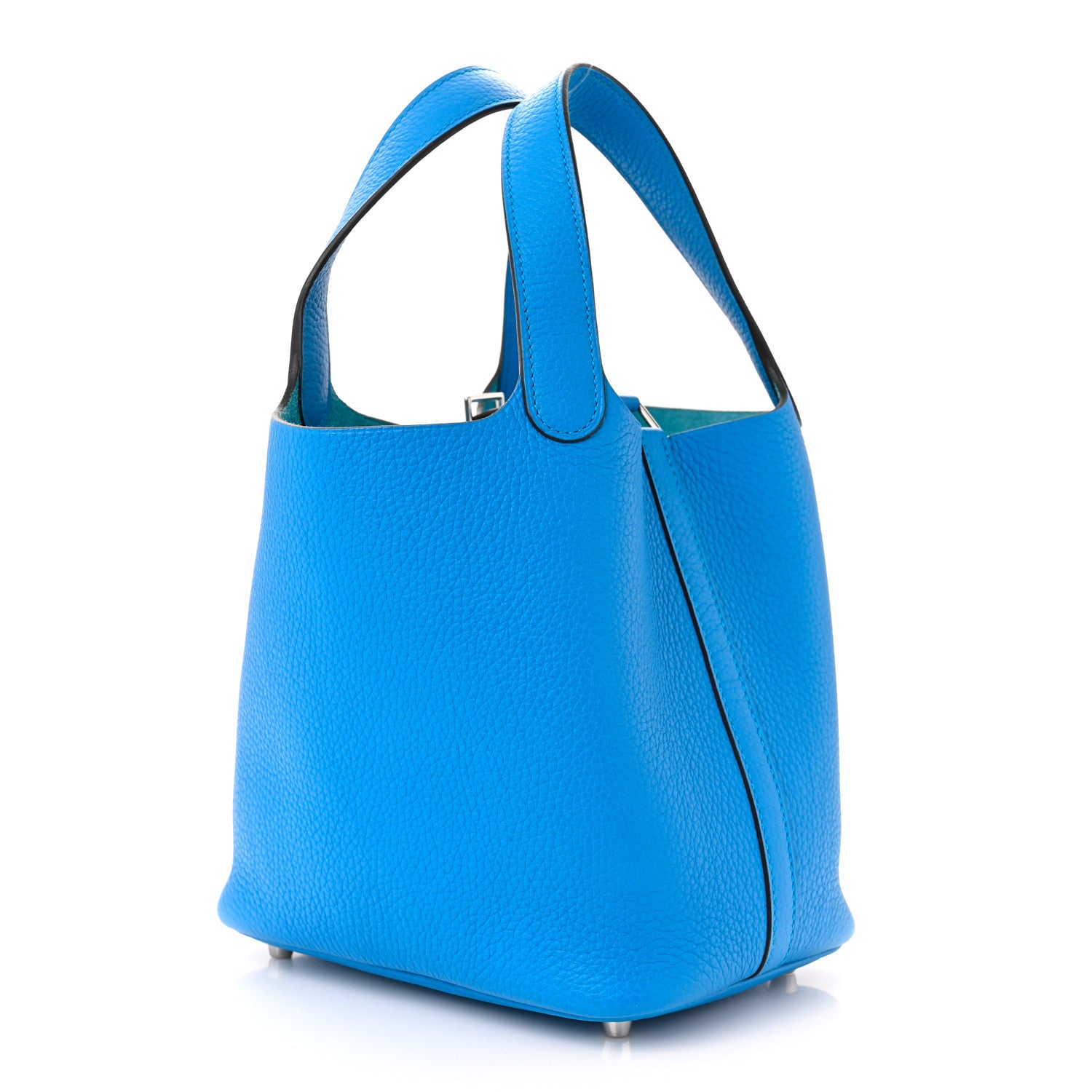 Hermes Taurillon Clemence Picotin Lock 18 PM Bleu Zanzibar 3 of 10
