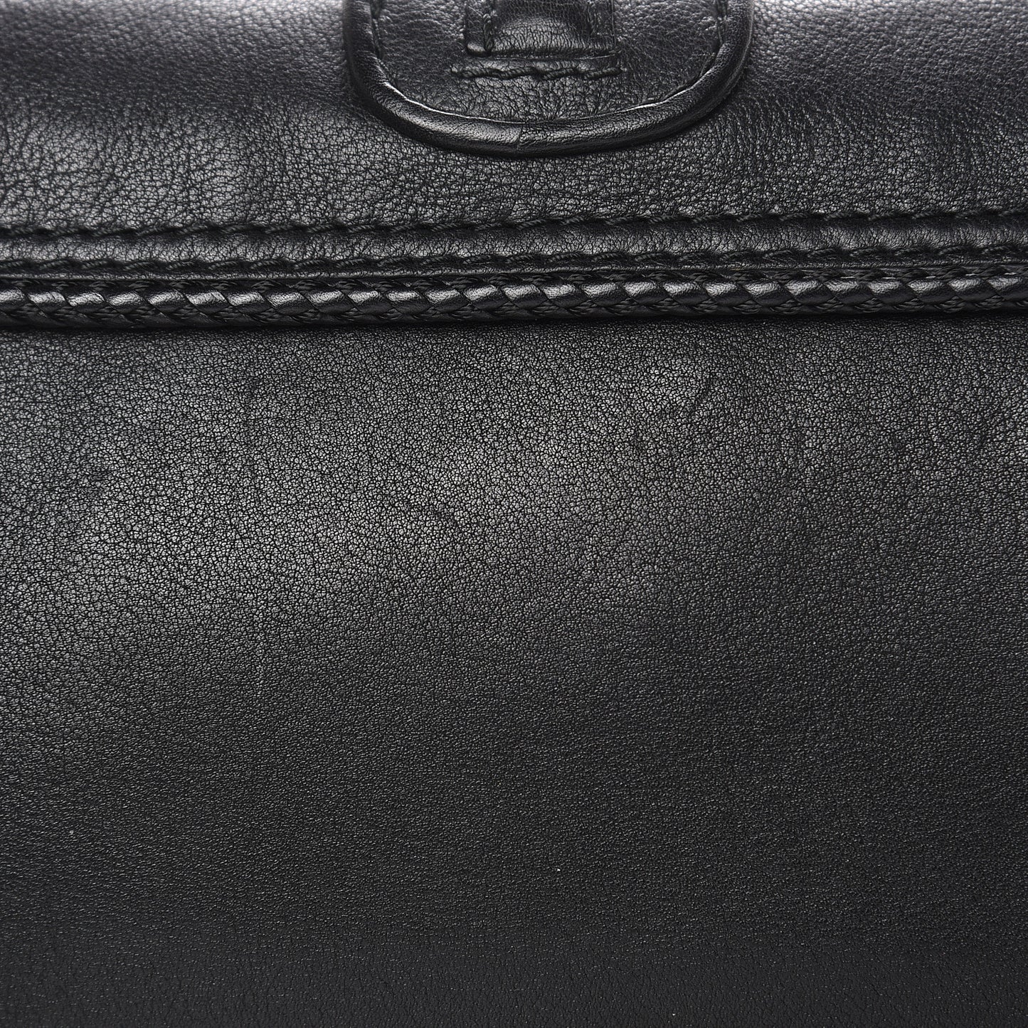 Leather Marrakech Evening Bag Black