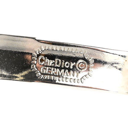 Christian Dior Metal Crystal Chain Bracelet Silver Multicolor 4 of 4